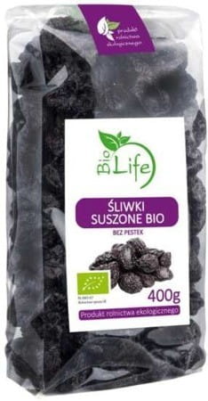 พลัมแห้งแคลิฟอร์เนีย E 400g ECO BIO LIFE