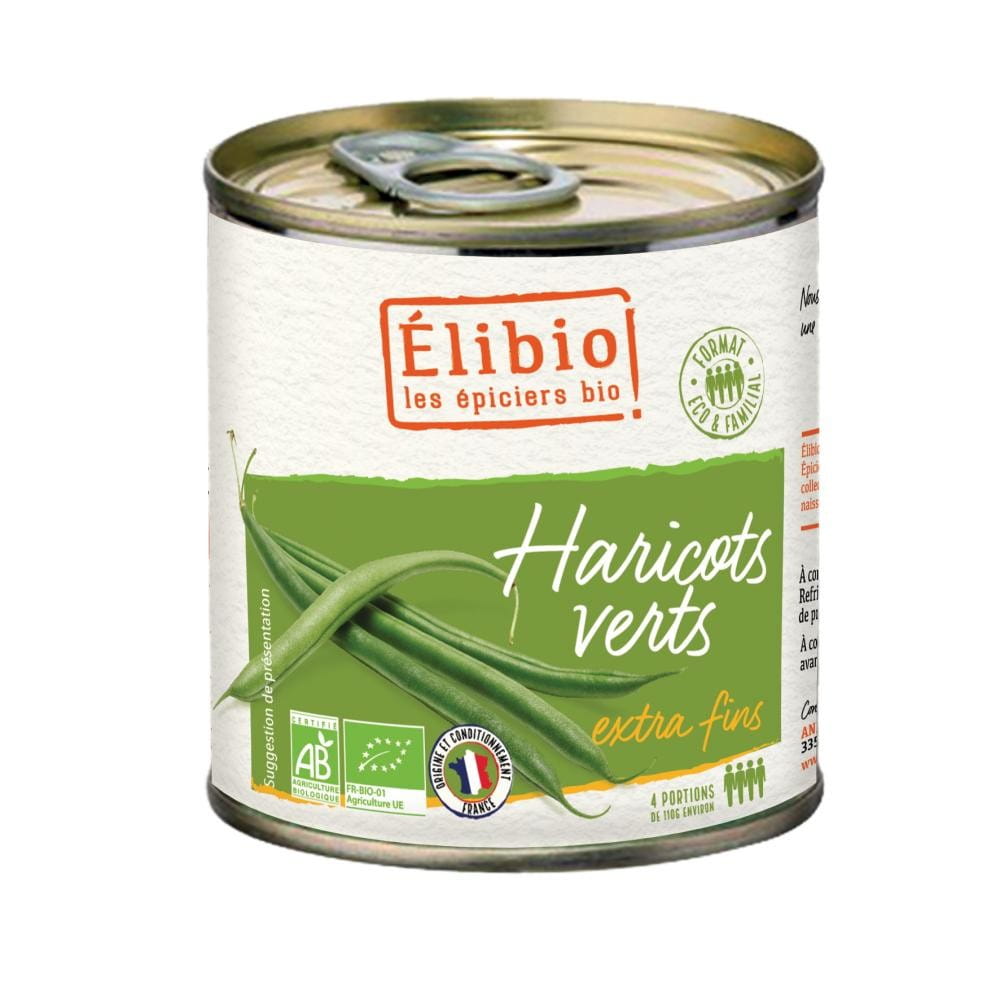 Green beans, green 800g EKO ELIbio