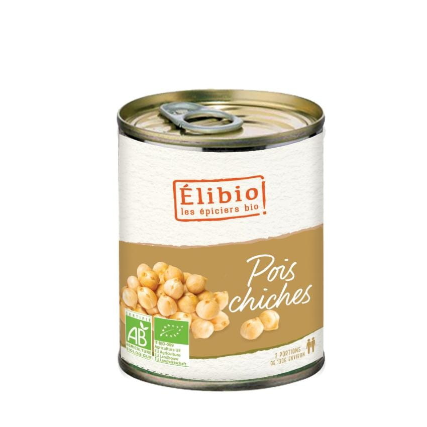 Canned chickpeas 400g ELIbio