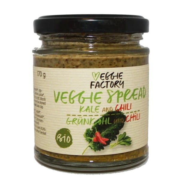 Vegetable paste with kale and chili 170g EKO VEGGIE FACTORY