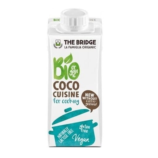 Crema de coco para cocinar sin gluten 200ml EKO THE BRIDGE