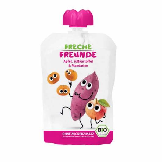 Quetschmousse per bambini Patata dolce Mandarino 100g EKO ERDBAR