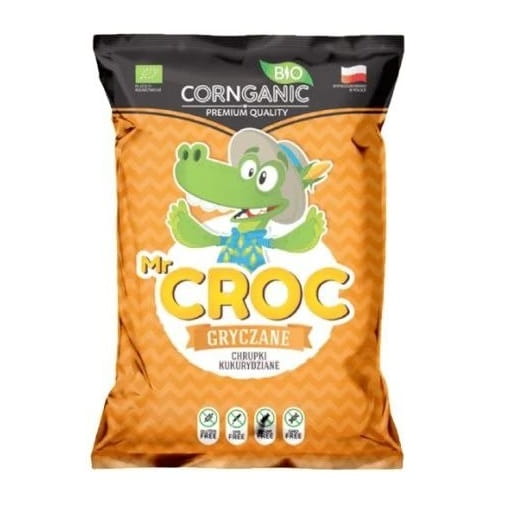 Bovete-majschips utan gluten 54g EKO CORNGANIC ekologisk