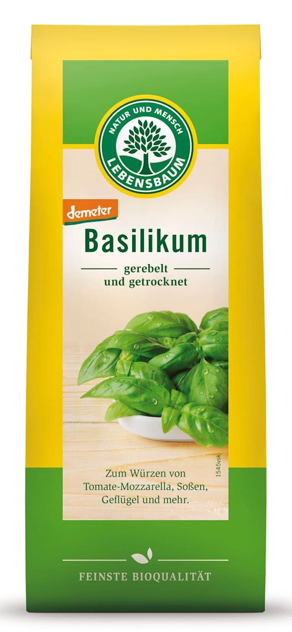 Basilikum demeter BIO 15 g - LEBENSBAUM