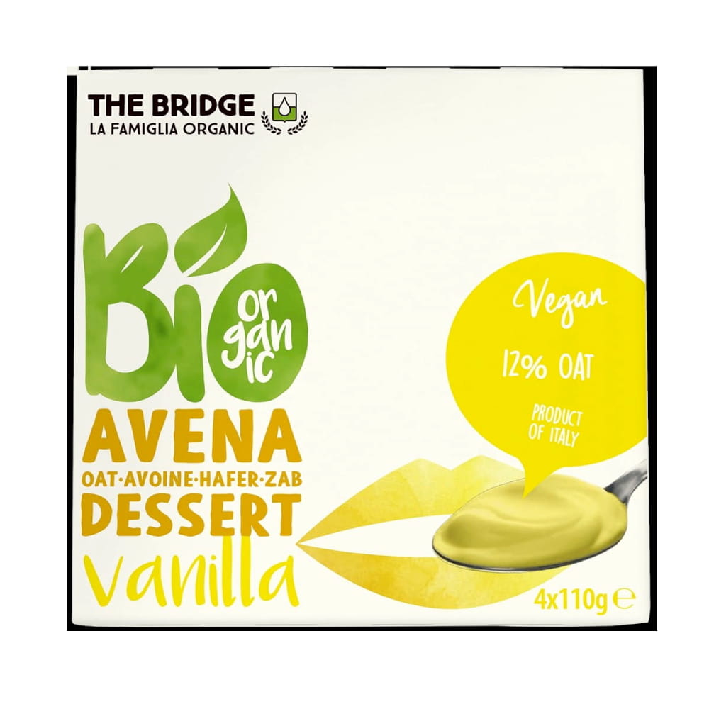 Dessert di avena alla vaniglia 4x110g EKO THE BRIDGE