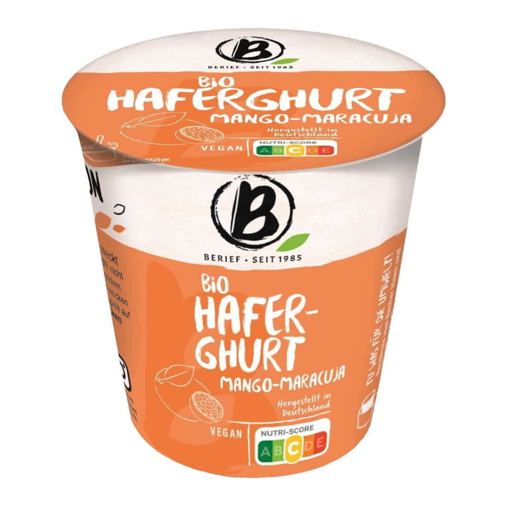 Ovesný výrobek Mango - Maracuja BIO 150 g - BERIEF