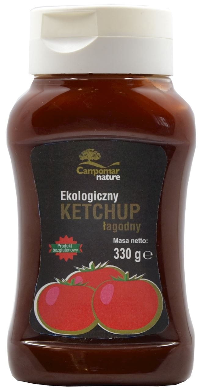 Sos tomato organik tanpa gluten yang lebih ringan BIO 330 g - CAMPOMAR NATURE