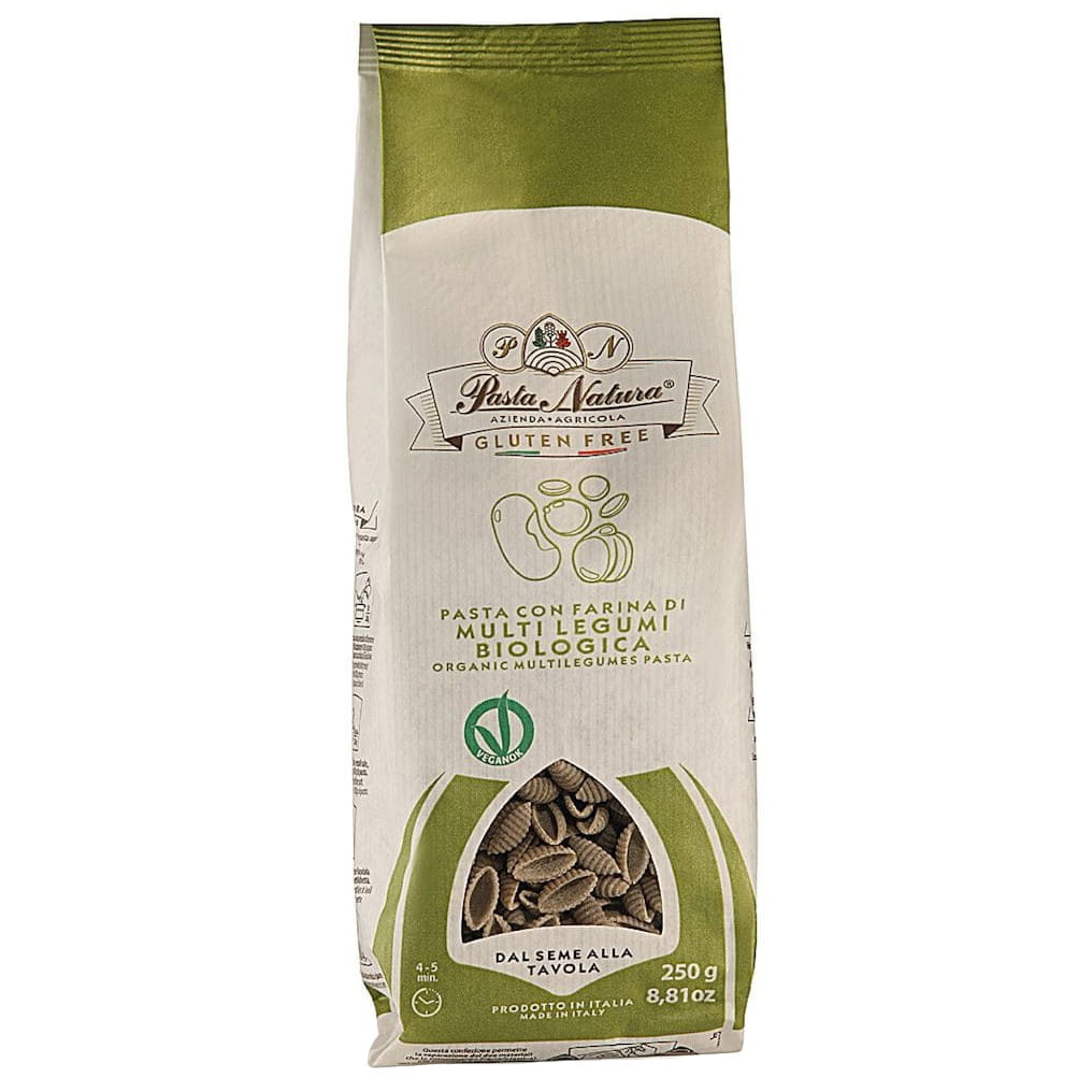 Pasta (legumbres) conchas sin gluten BIO 250 g - NATURE PASTA