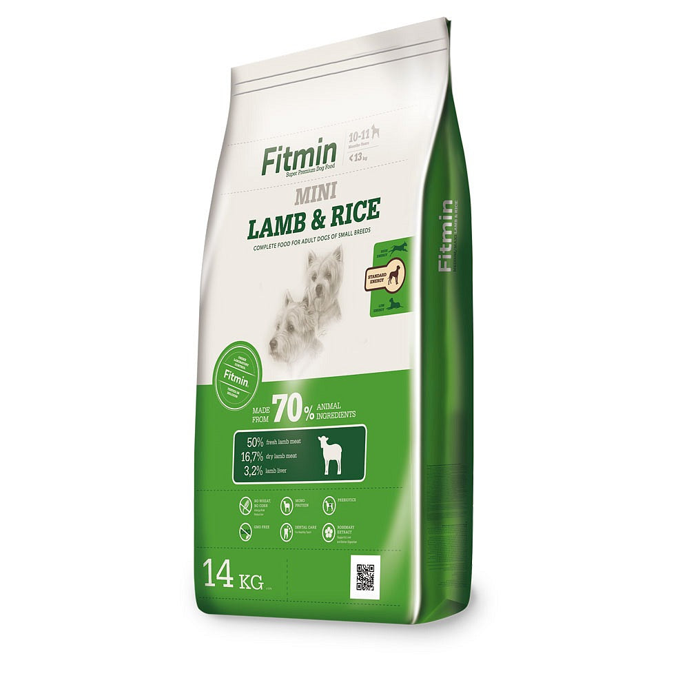 Hund Mini Lamm & Reis 14kg - FITMIN