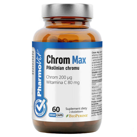 Chrom max Chrompicolinat 200 μg 60 Kapseln PHARMOVIT