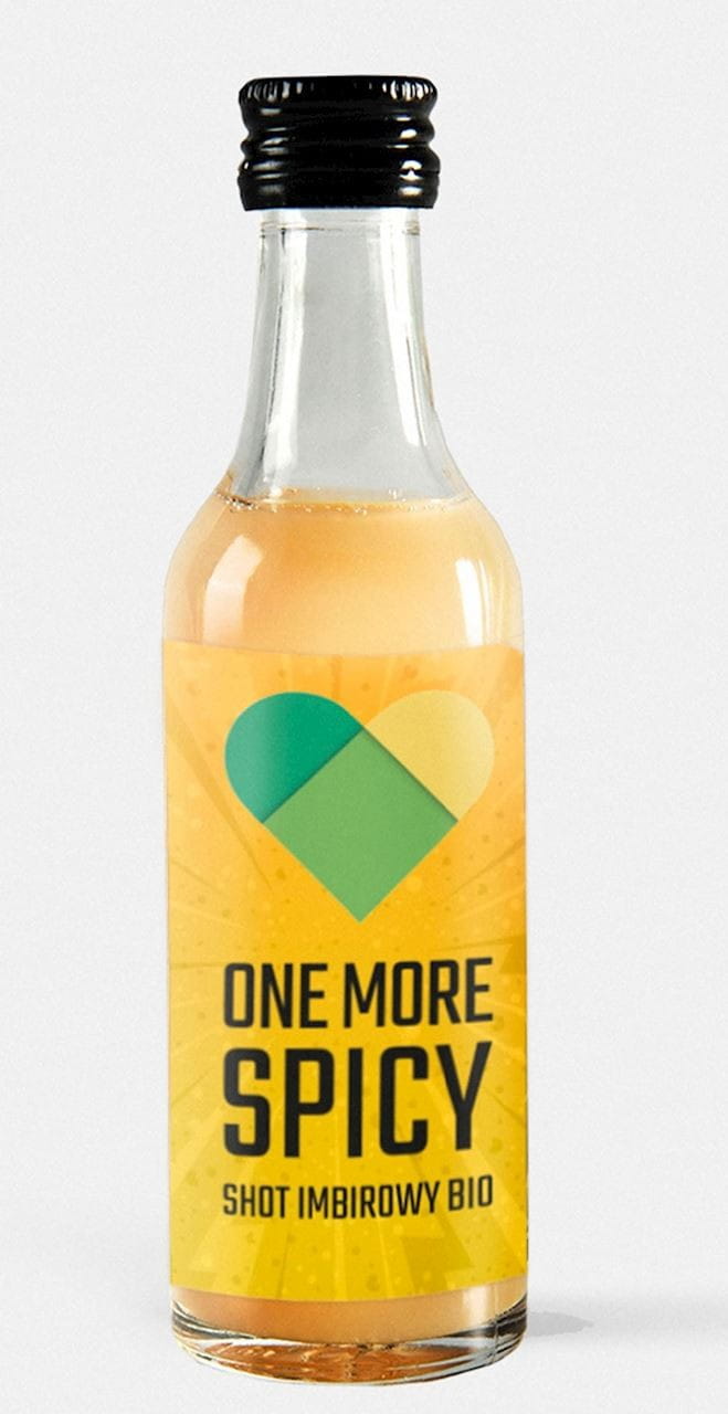Fruktshot Ingefära - Gurkmeja - Honung - Cayennepeppar EKO 50 ml - ONE MORE LUV