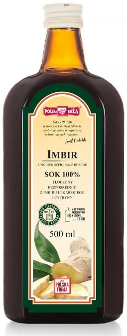 Ingwersaft ohne Zucker 500 ml POLSKA ROZA