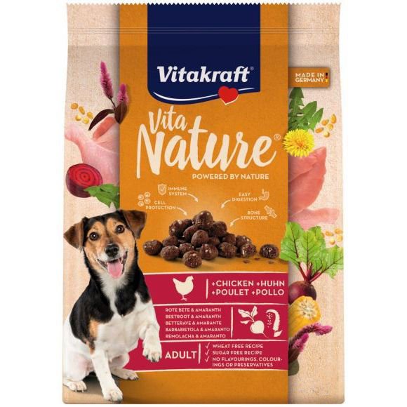 VITA NATURE Hundetrockenfutter mit Huhn 2,4kg - VITAKRAFT