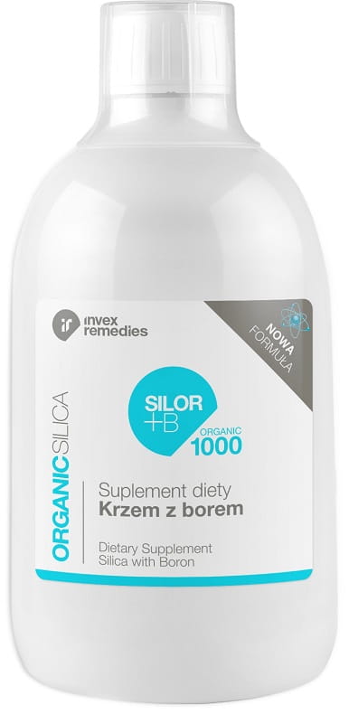 Silicio con boro Silice con boro Silor + b Organic 1000 500ml INVEX REMEDIES