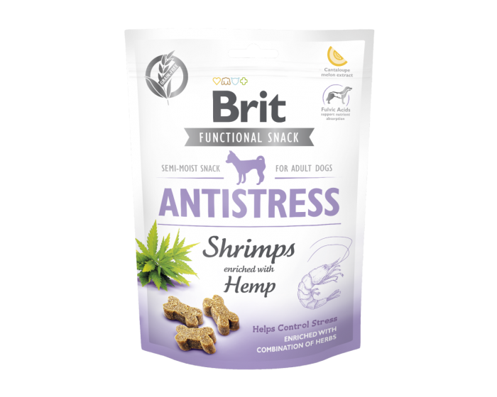 CARE Dog Functional Snack Antistress Garnelen & Hanf 150g - BRIT