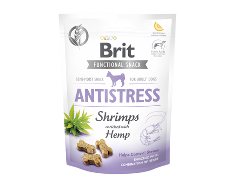 CARE Dog Functional Snack Antistress Garnelen & Hanf 150g - BRIT