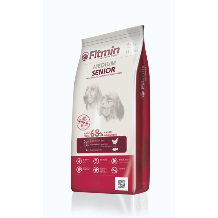 Hund Medium Senior 3kg - FITMIN