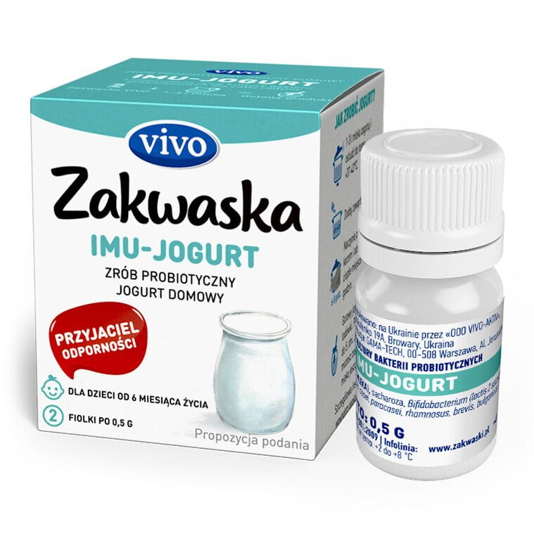 Hemgjord yoghurt med levande bakteriekulturer 2 x 05g ZAKWASKI VIVO