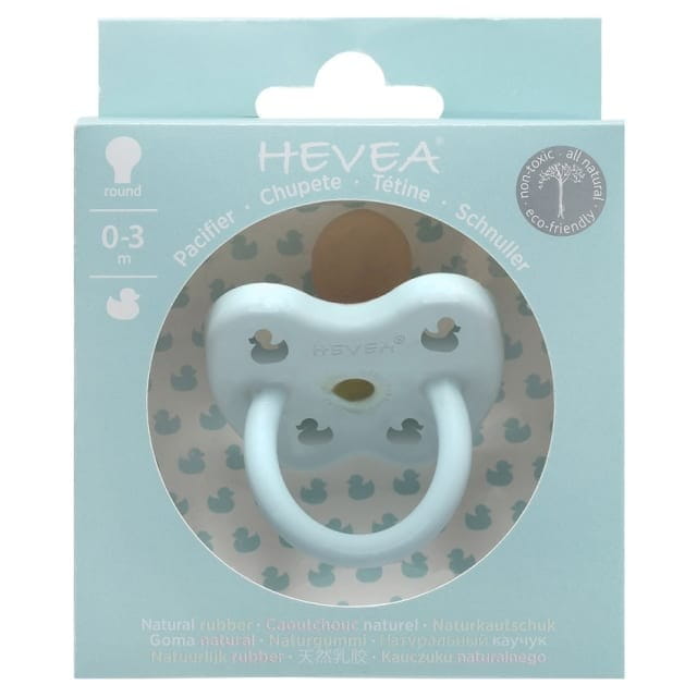 Kieferorthopädischer Sauger blauer Gummi 0 - 3 Monate - HEVEA