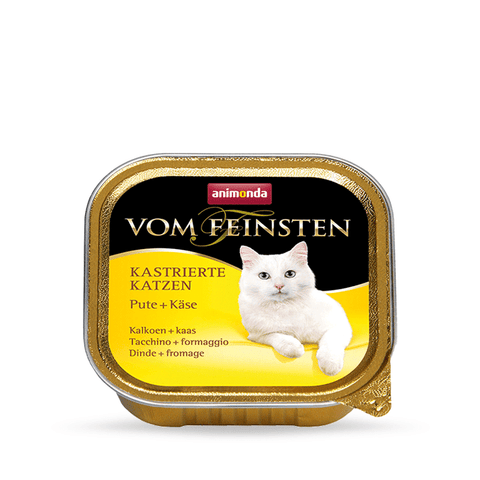 Vom Feinsten für kastrierte Katzen Puten- und Käseplatte 100 g - RÜCKTRITT - ANIMONDA