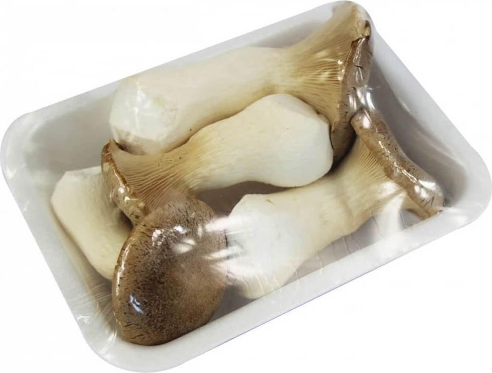 Tuoreet Eryngii-sienet (herkkutattit) tuoreita luomua (puolalainen) (n. 200g)