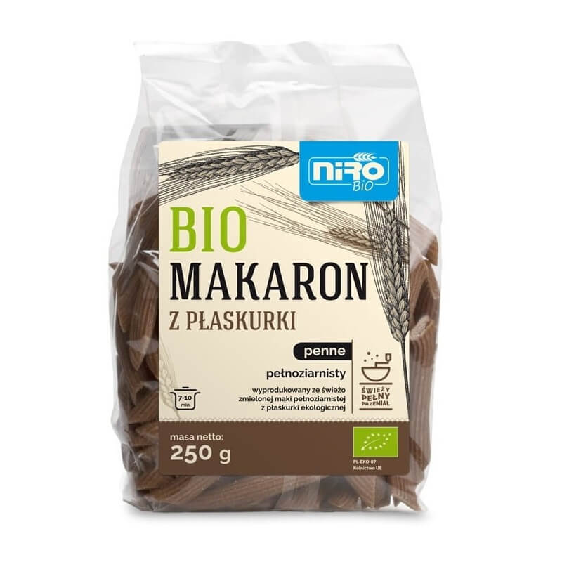 Vollkorn Penne Emmer BIO 250 g - NIRO