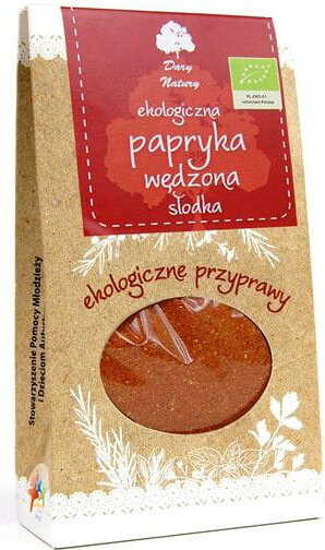Organic sweet smoked paprika 50 g - GIFTS OF NATURE