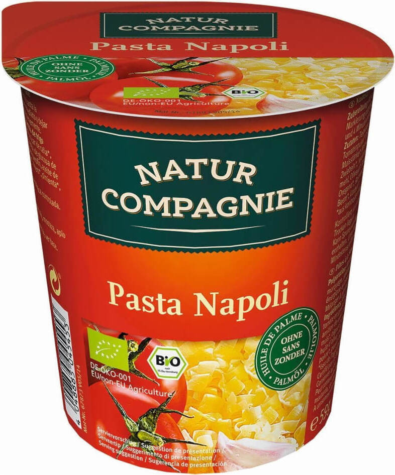 Jídlo v hrnku Pasta Napoli BIO 59 g - NATUR COMPAGNIE