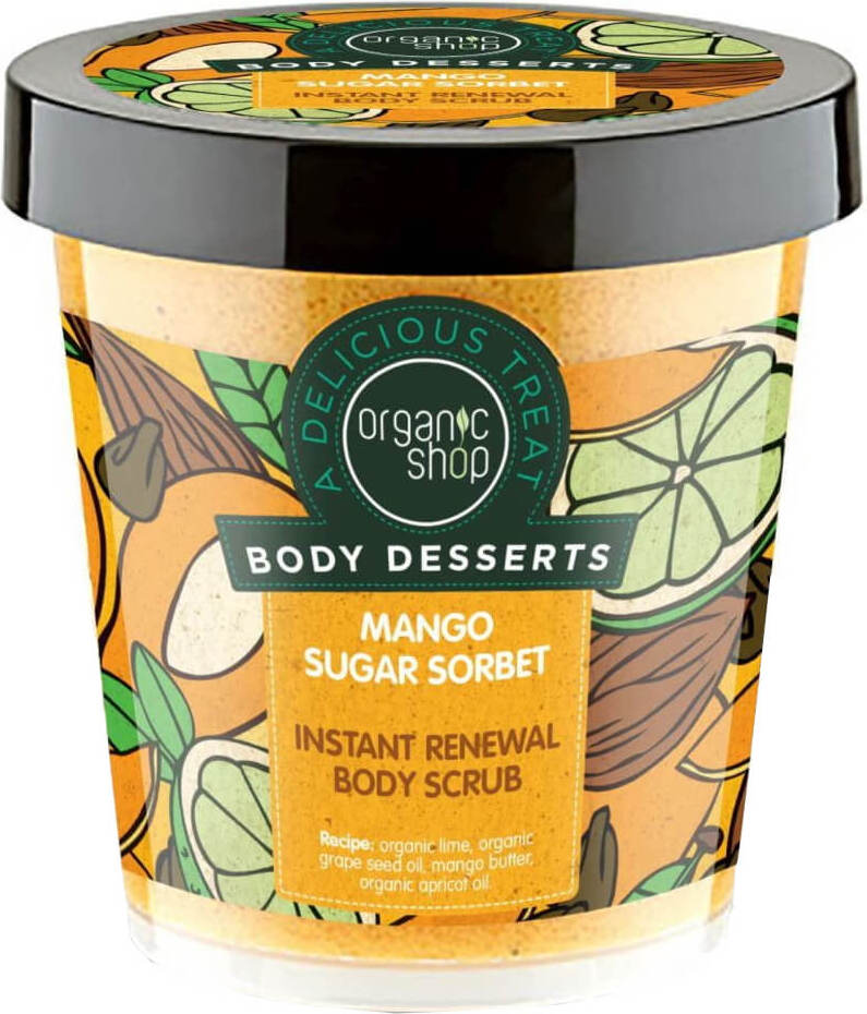 Mango-Cukr-Sorbet-Tělový peeling 450 ml - BIO SHOP