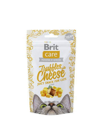 CARE CAT SNACK TRUFFLES CHEESE 50g - BRIT