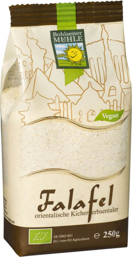 ฟาลาเฟล (ส่วนผสมสำหรับทำอาหาร) ออร์แกนิก 250 กรัม - BOHLSENER MÜHLE