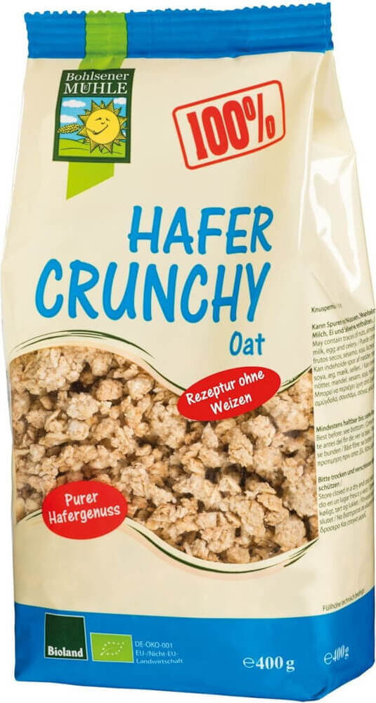 Hafer Crunchy BIO 400 g - BOHLSENER MÜHLE