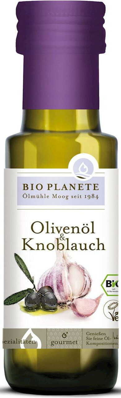 Olivolja med vitlök EKO 100 ml - BIO PLANÈTE