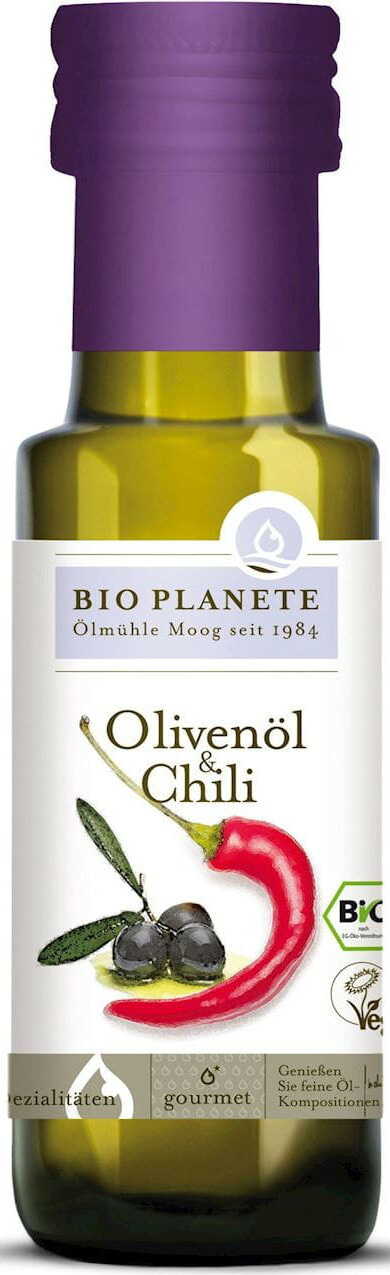 Olio d'oliva al peperoncino BIO 100 ml - BIO PLANÈTE