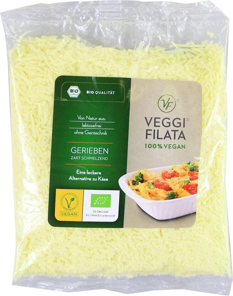 Prodotto vegano A'LA formaggio grattugiato (2mm) BIO 200 g - VEGGIE FILATA