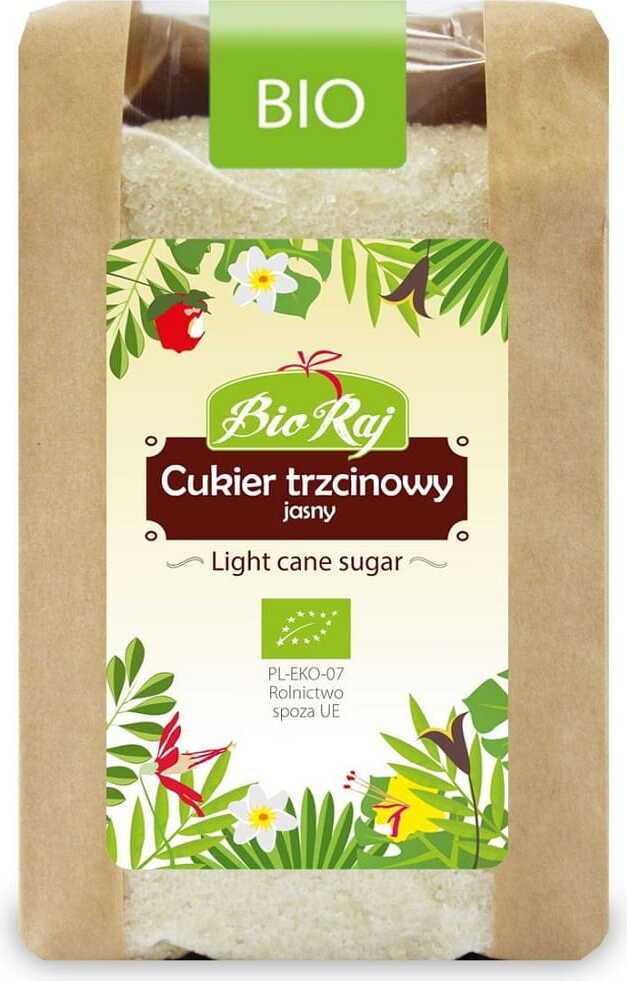 BIO Rörsocker ljus 500 g - BIO PARADIES