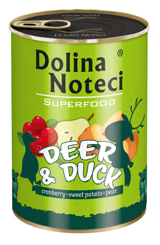 SUPERFOOD Hirsch und Ente 400g - DOLINA NOTECI