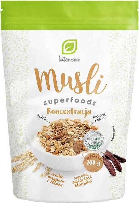 ฮาเฟอร์มูสลี + ความเข้มข้น 200g INTENSON