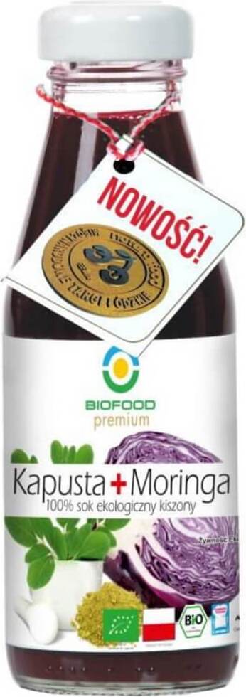Röd surkålssaft med Moringa EKO 200 ml - EKO MAT