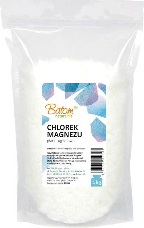 Magnesiumchlorid Badeflocken 1 kg - BATOM