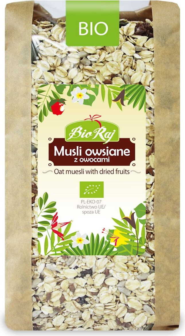Haver muesli dengan buah-buahan BIO 700 g - BIO RAJ