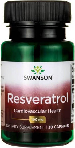 Japanischer Staudenknöterich Wurzel Resveratrol 100mg Resveratrol 30 Kapseln SWANSON