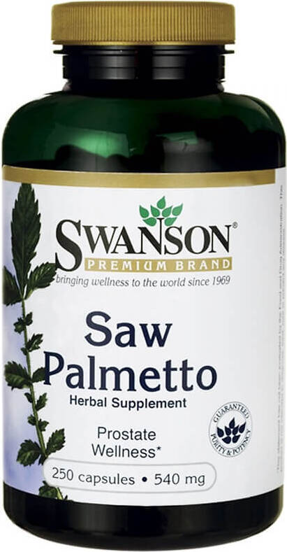 Sägepalmfrukt Sägepalm 540 mg 250 kapslar SWANSON