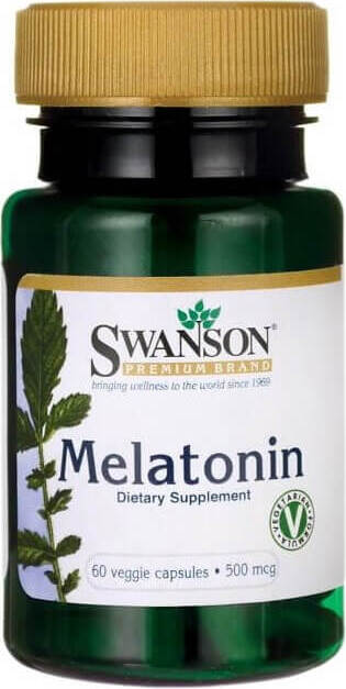 Melatonin Melatonin 500mcg 60 Kapseln von SWANSON