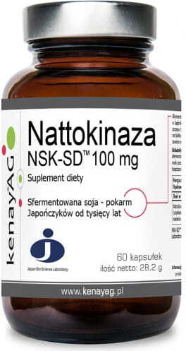 Viên nang Nattokinase đậu nành lên men nsk - sd 100 mg 60 viên KENAY