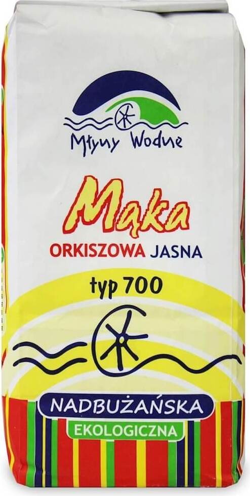 Ljust dinkelmjöl på säcken, Typ 700 EKO 1 kg - VATTENKVARNAR