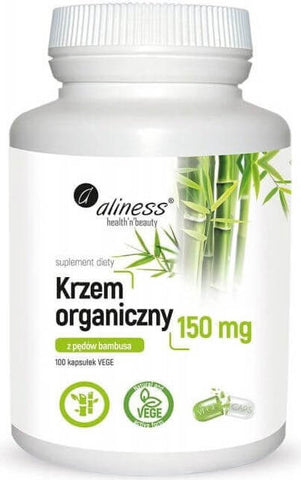 Organisches Silizium aus Bambussprossen si 150mg 100 Kapseln ALINESS