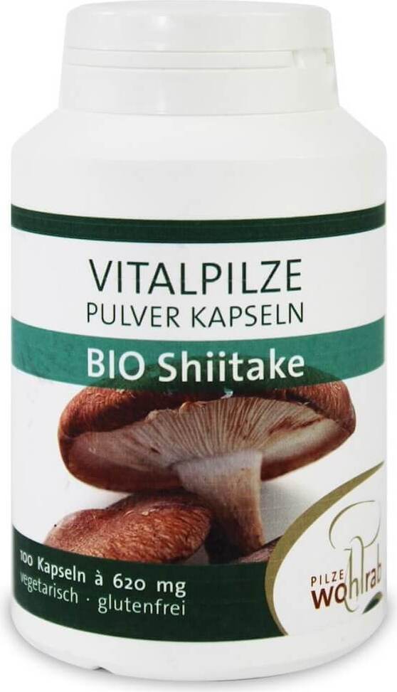 Nấm Shiitake (Cỏ đá Nhật Bản) Hữu cơ 100 viên - Nấm Wohlrab