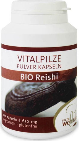 Reishi Pilze (glänzend poliert) BIO 100 Kapseln - FILZE WOHLRAB