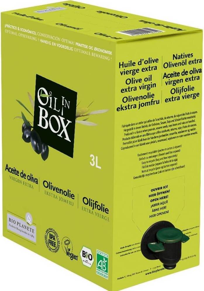 Dầu ô liu nguyên chất hữu cơ Natives 3 L - HORECA BIO PLANETE